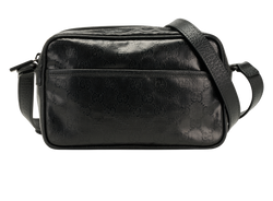 GG Crystal Crossbody, Coated Canvas, Black, 760342 2184, 3*